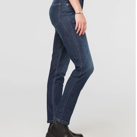 NWT DU/ER Womens Girlfriend Jean in Heritage Blue. - Picture 6 of 10